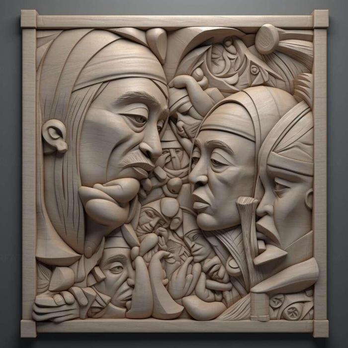 نموذج ثلاثي الأبعاد لآلة CNC 3D Art 